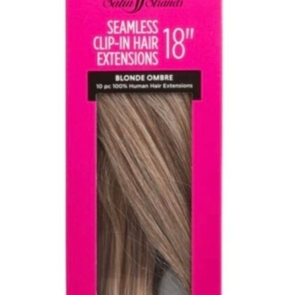 Hair Extensions Other - Seamless Clip-In Hair Extensions 18" - Blonde Ombre